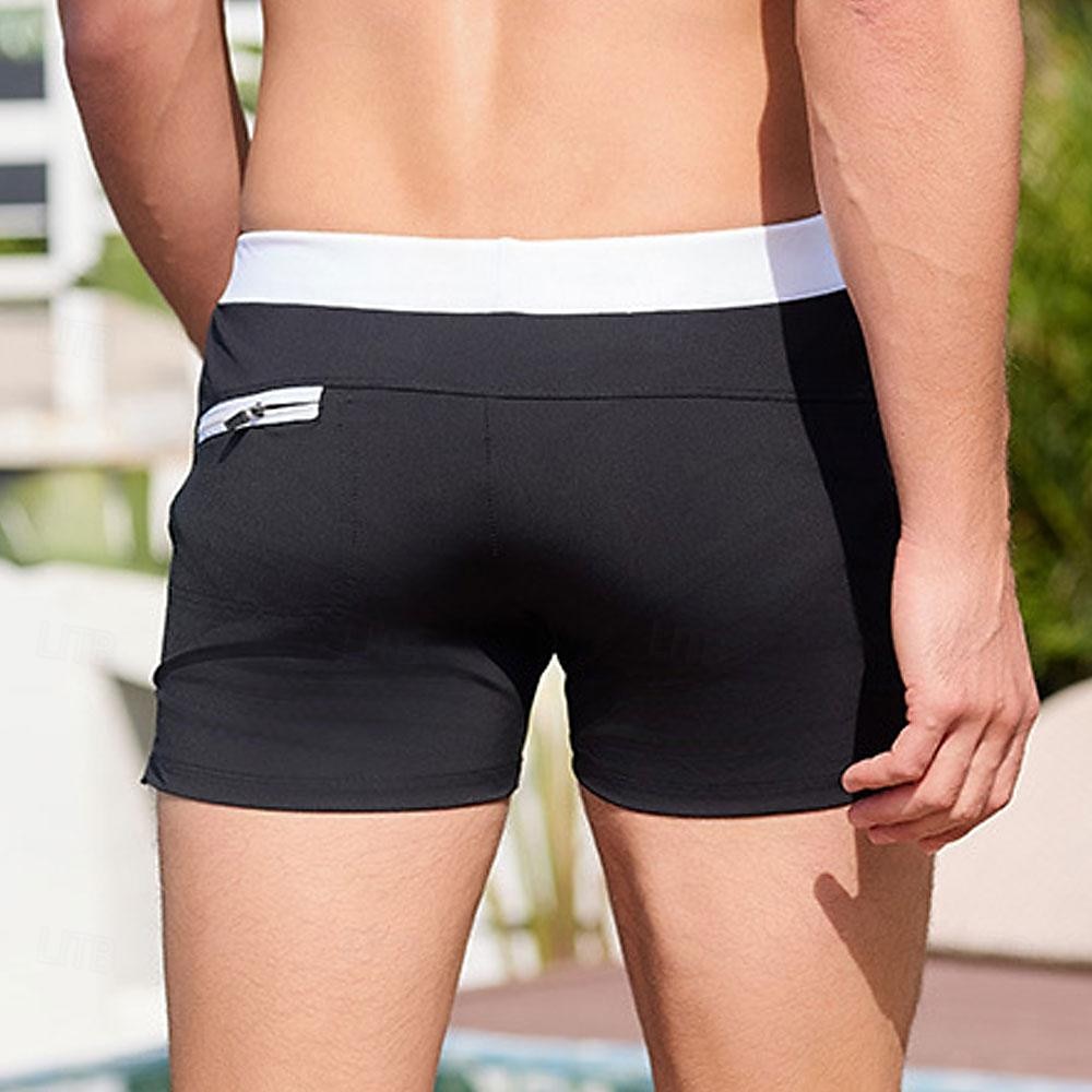Swim Shorts with Geometric Prints, Soft and Breathable